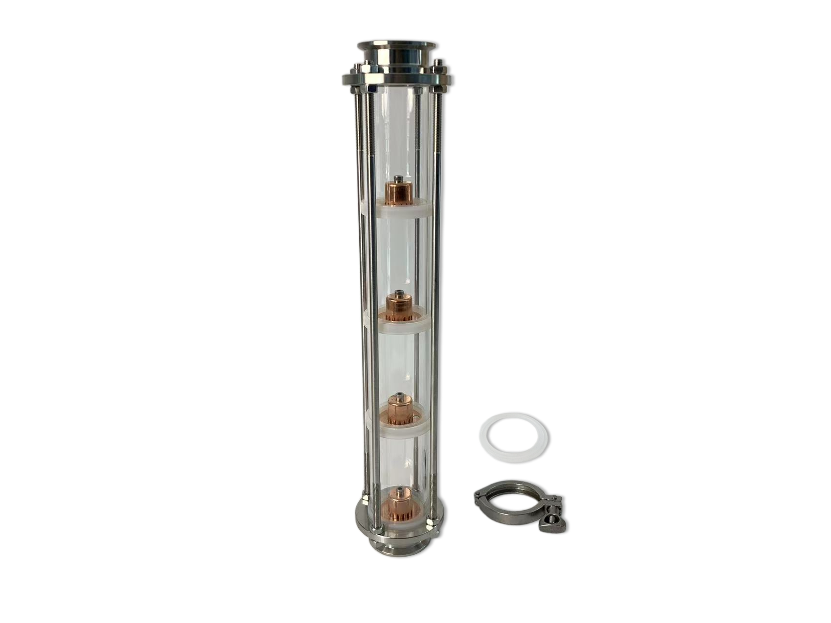 Colonne de distillation 2 pouces en acier inoxydable alambic Moonshine Colonne de distillation 2 pouces en acier inoxydable alambic Moonshine