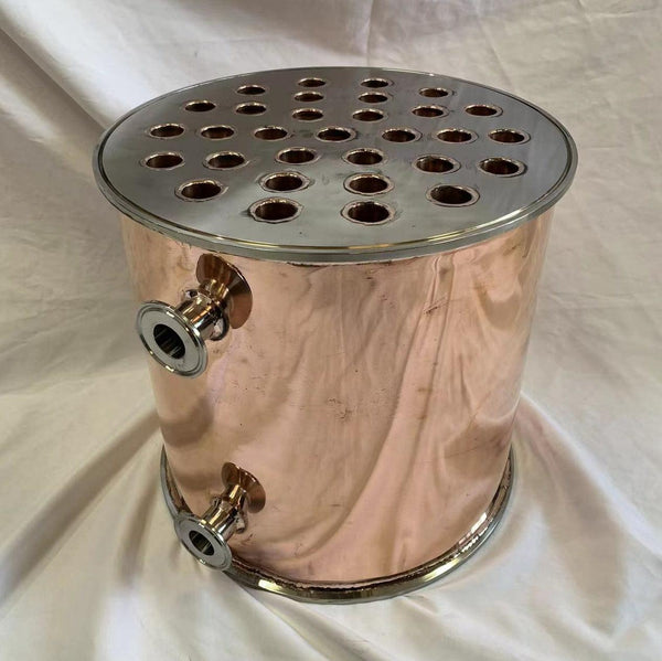 12 inch Copper Dephlegmator Alcohol Distilling - OakStills