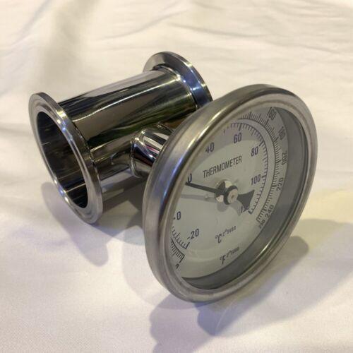 Modulo Di Rettifica Tri-Clamp Flange64mm Da 2 "51mm Con FNPT Da 1/2", Colonna A Riflusso Per Distillazione, Lunghezza 50mm, Acciaio Inossidabile 304 - Foto 11