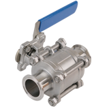 Tri Clamp 3 Piece Ball Valve SS 304