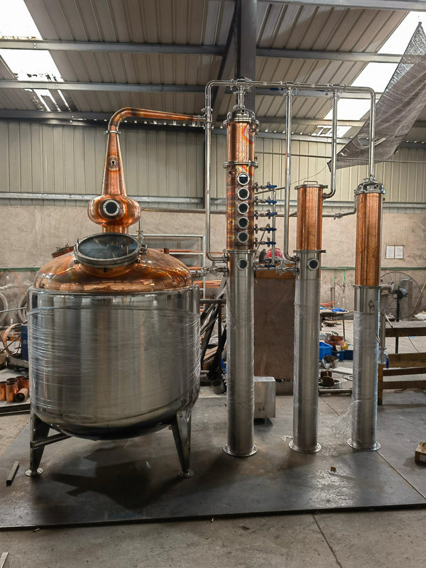1000L Copper Craft Distilling Vodka Gin Whiskey Distillery - OakStills