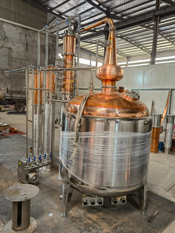 1000L Copper Craft Distilling Vodka Gin Whiskey Distillery - OakStills