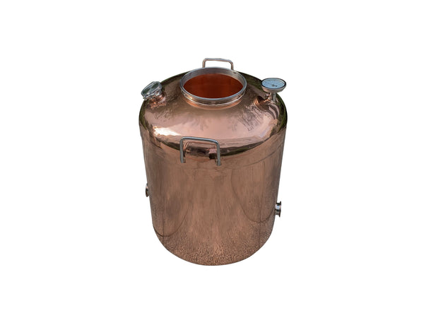 26 Gallons Copper Distilling Boiler Non Jacketed