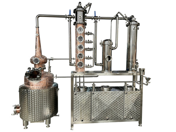 100 Gallons Hybrid Copper Micro Distillery For Gin, Whiskey, Vodka