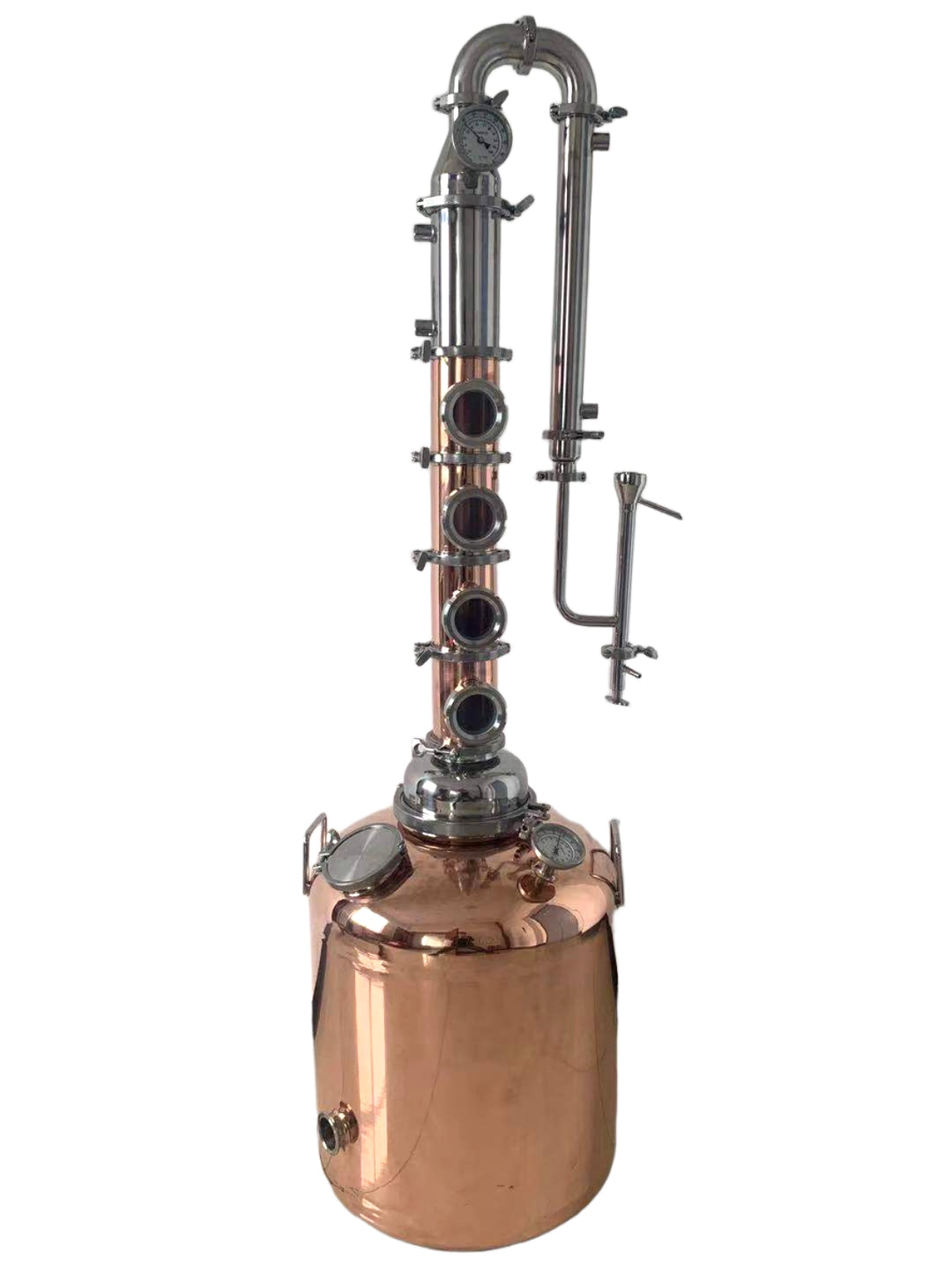 26 Gallon Copper Flute Column Still – OakStills