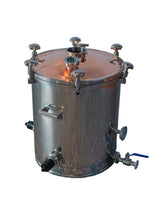 26 Gallons Stainless Steel Distilling Pot with Copper Lid