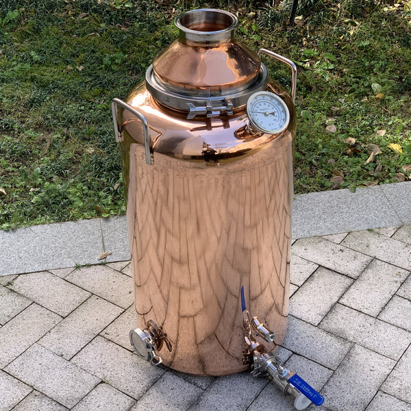 13 gallons 50L Copper Non Jacketed Alcohol Distillation Boiler