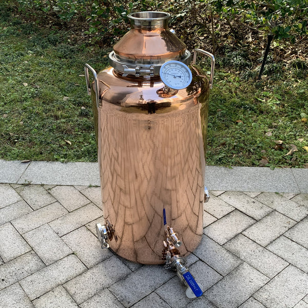 13 gallons 50L Copper Non Jacketed Alcohol Distillation Boiler