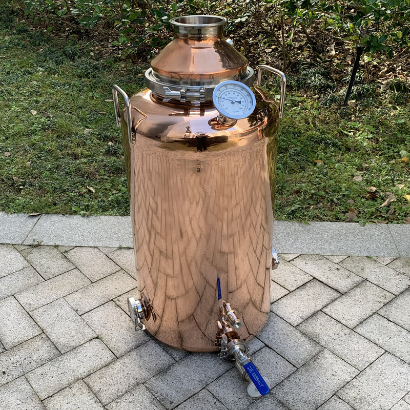 13 Gallons Copper Distilling Pot Non Jacketed