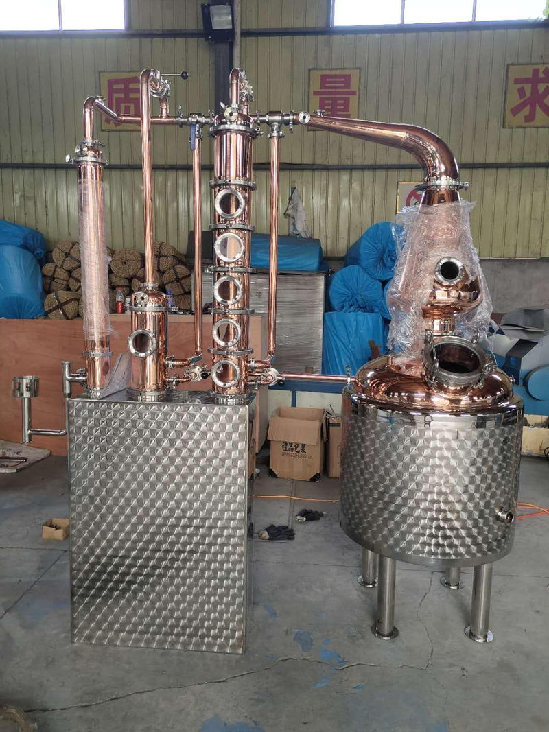100Lt Copper Vodka Whiskey Still Alcohol Distillery Equipment