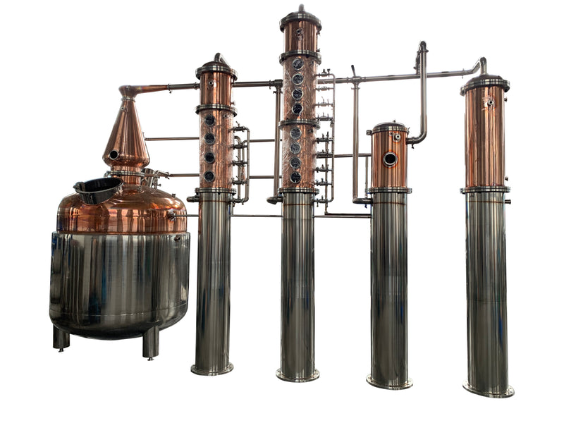 500 Gallons / 2000L Copper Multifunctional Still w/ 14 inch Column