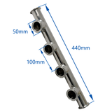 Tri Clamp Manifolds 1.5 inch Stainless Steel 304