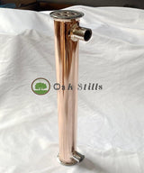 3" Copper Moonshine Still Reflux Column - OakStills