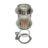 Glass Reflux Column Section with Copper Bubble Plate