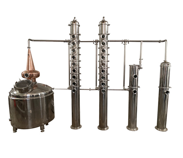 100 Gallon / 400Lt 8 inch Reflux Column Multifunctional Still Commercial Distillery