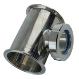 3 inch / 4 inch Sight Glass Tee Reflux Section
