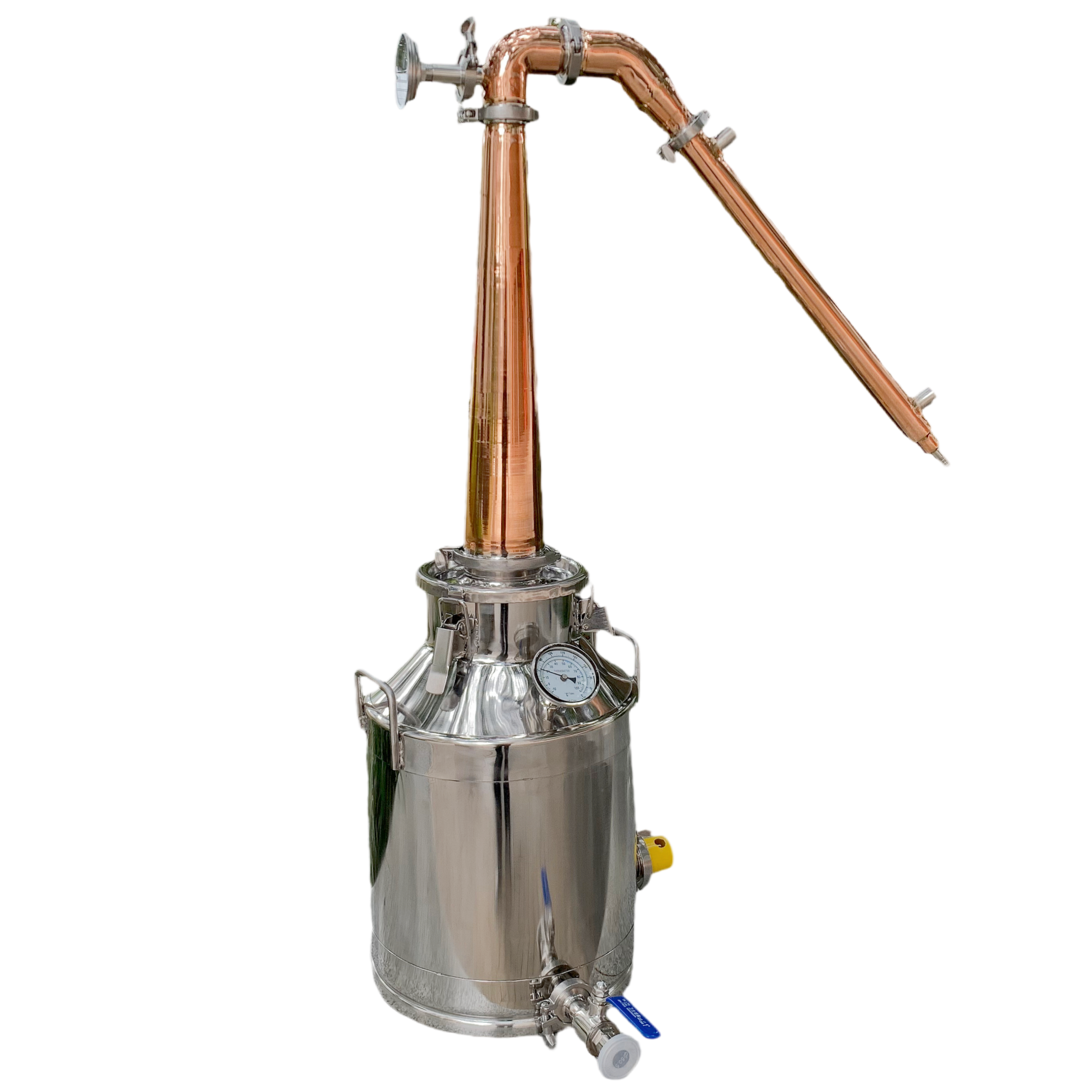 8 Gallons / 13 Gallons 4 inch Copper Pot Still – OakStills