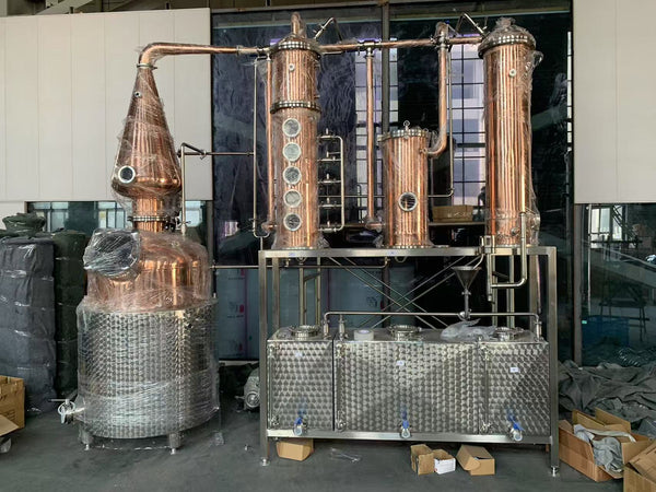 Copper Whiskey Gin Vodka Still Commercial Distillery