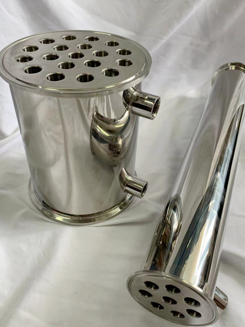 Alambic Baine Marie à double enveloppe avec colonne en cuivre de 15 cm (6"), 100 l/200 l/300 l/400 l/500 l