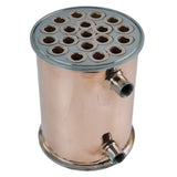 Deflegmador de cobre de 6" para columna de reflujo de alcohol ilegal