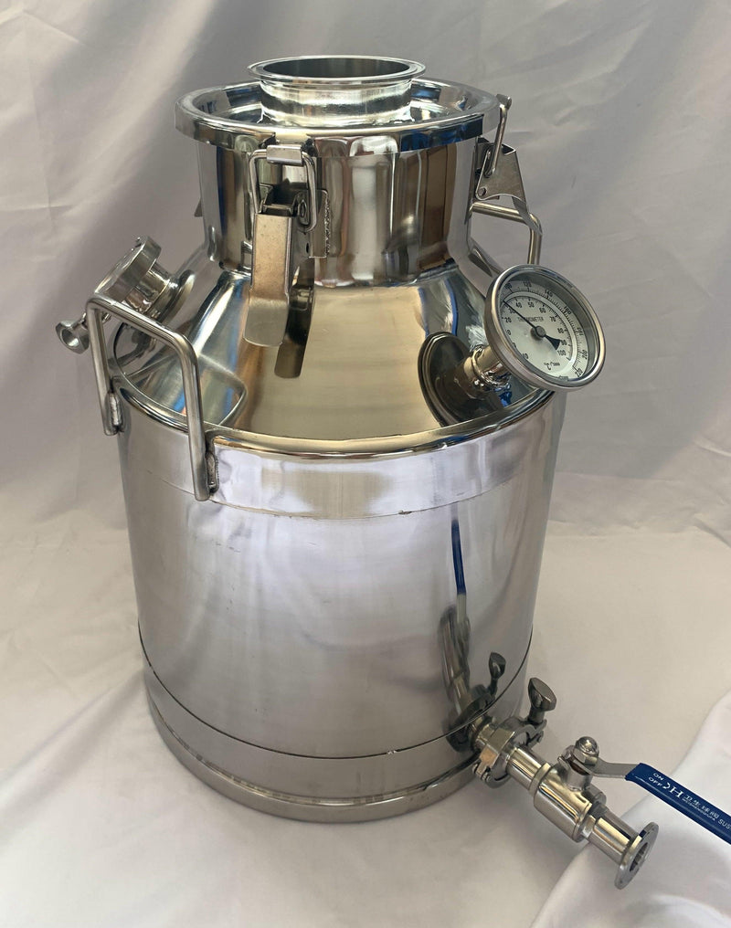 30Lt / 8 Gallon Milk Can Boiler Still Distillation Boiler