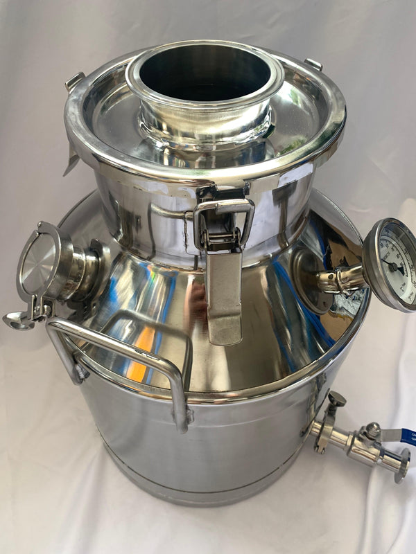 30Lt / 8 Gallon Milk Can Boiler Still Distillation Boiler - OakStills