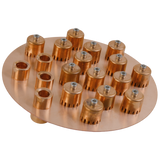 Copper Bubble Plate with Gasket