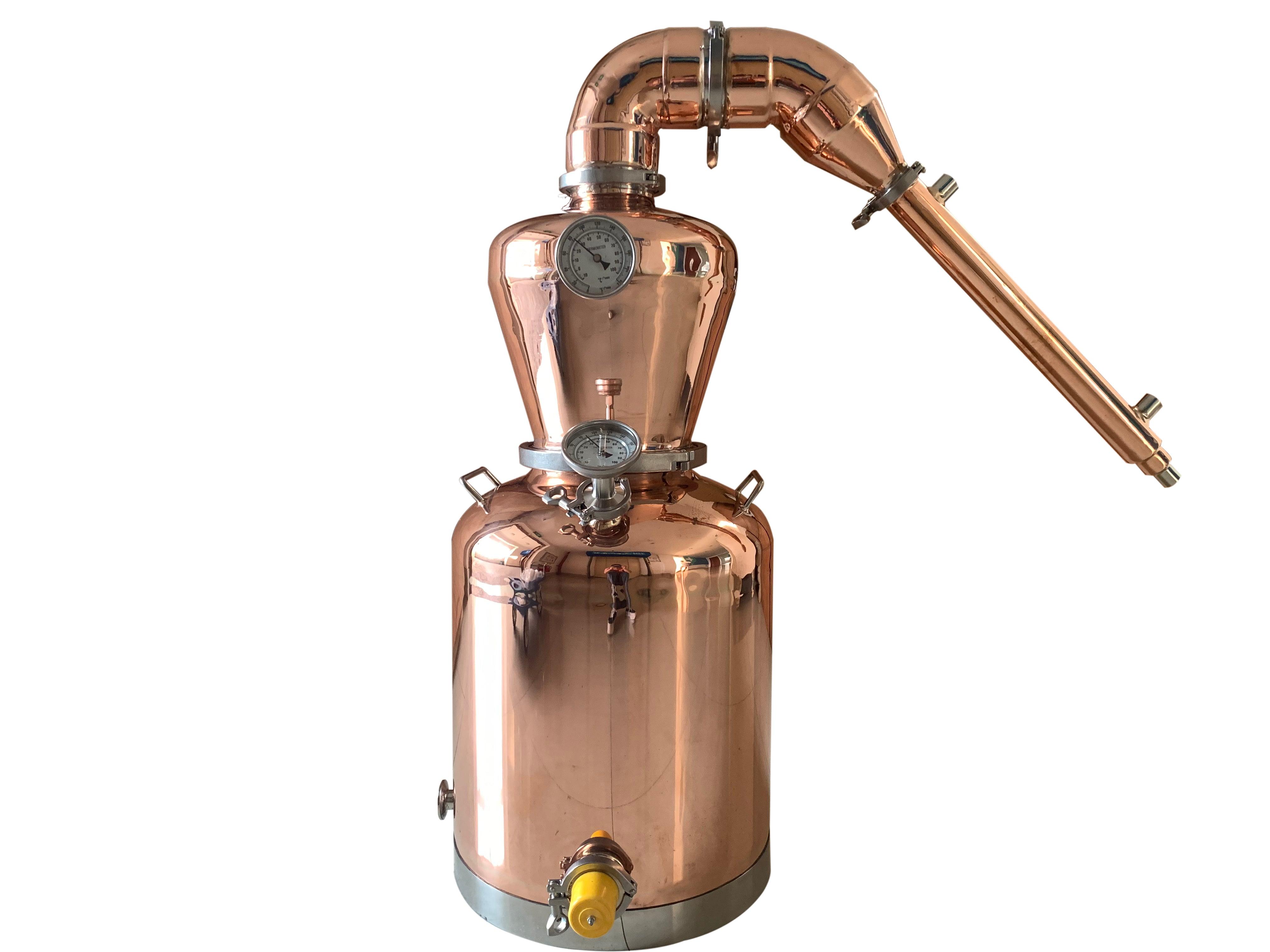 Copper Pot Still with Helmet – OakStills