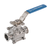 Tri Clamp 3 Piece Ball Valve SS 304