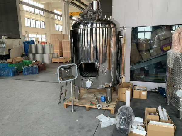 Mash Tun Stainless Steel Double Jacketed with Insulation Layer