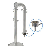 Tri Clamp Hose Barb Pipe Fitting Adapter for Still Column Home Distilling