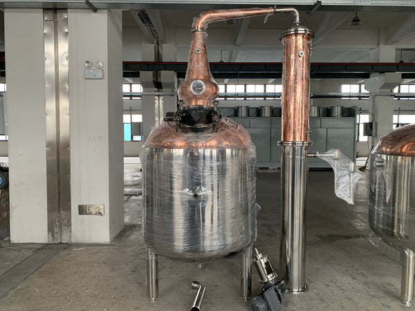 Copper Jacketed Pot Still Alcohol Distilling