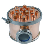 8" Stainless / Copper Reflux Still Column Section w/ Bubble Plate