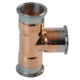 2 inch Copper Tri Clamp 3 Way Tee