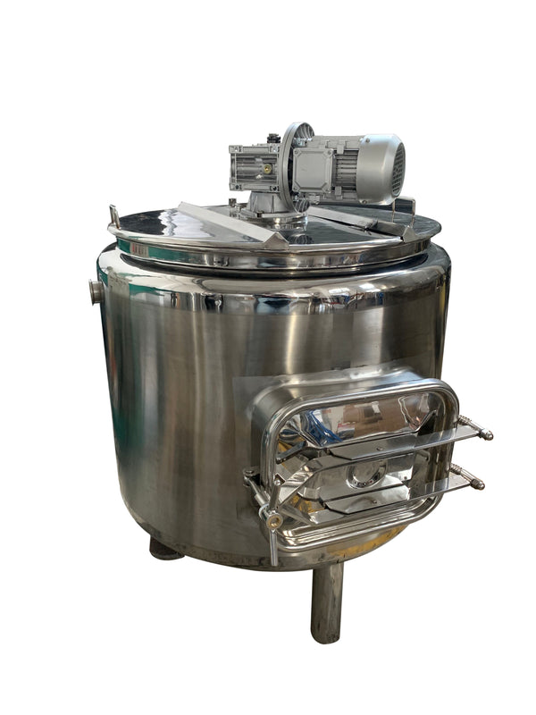 Stainless Steel Jacketed Mixing Kettle with Agitator/Stirrer