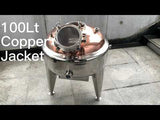 100Lt 26 Gallon Copper Jacket Pot Belly Still Boiler