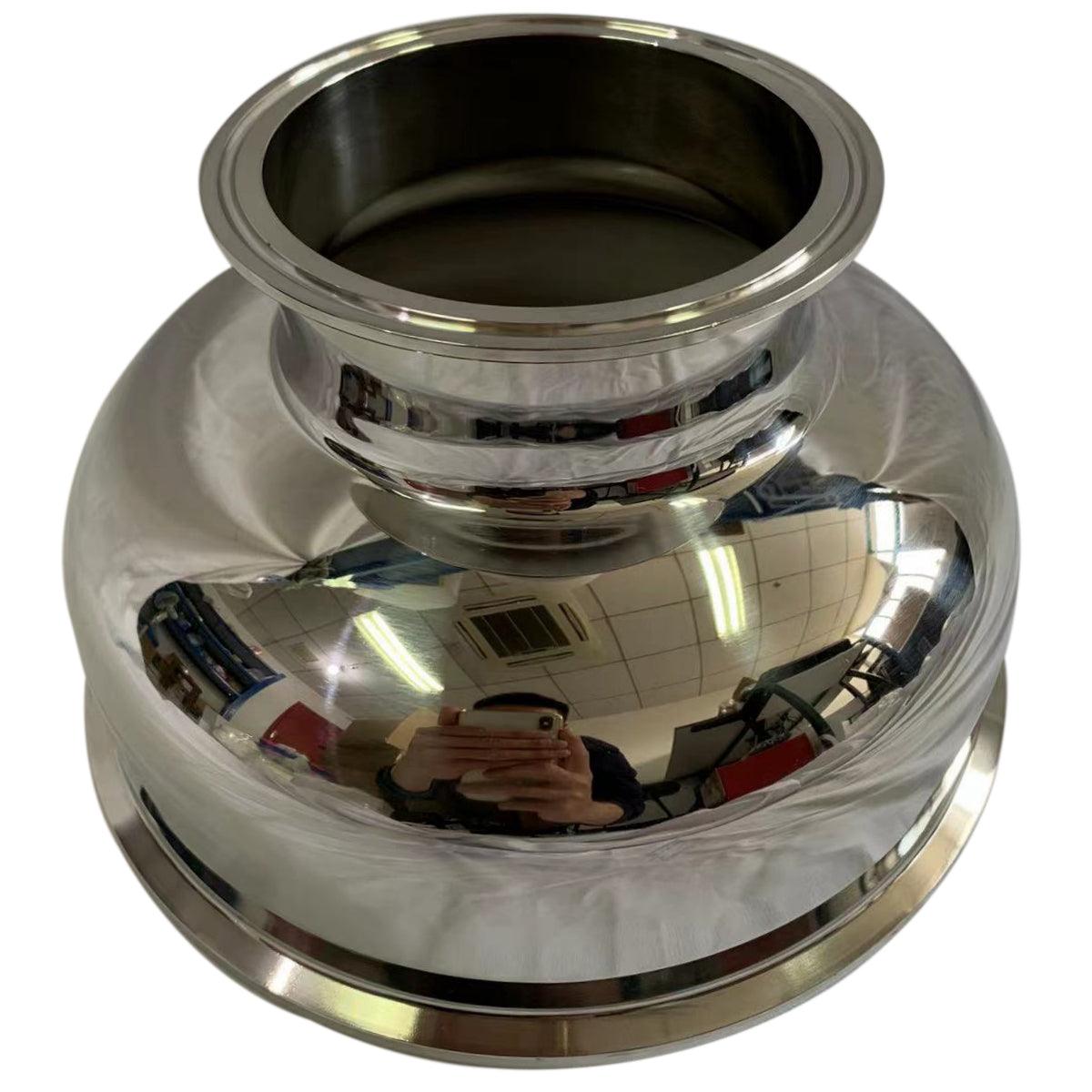 Tri Clamp Sanitary Concentric Bowl Reducer - Various Sizes