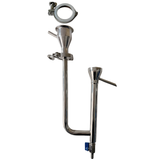 SS In-Line Proofing Parrot for Moonshine Flute Reflux Still