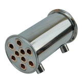 Déphlegmateur en cuivre de 4 pouces (coque en acier inoxydable)
