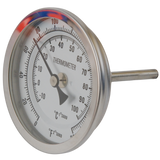 Dial Thermometer 1/2" NPT For Brewing, Distilling
