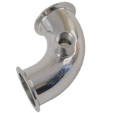 Stainless Steel Tri Clamp 90 Deg Elbow with 1/2 FNPT