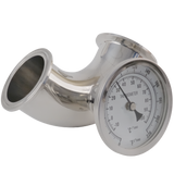 Stainless Steel Tri Clamp 90 Deg Elbow with 1/2 FNPT