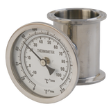 Tri Clamp Spool with 1/2 inch FNPT / Thermometer Kit