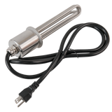 Electric Heating Element with Cord and Plug 2" Tri Clamp 220 Volt / 110 Volt