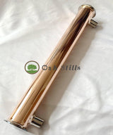 4 inch Copper Flute Distillation Column with Copper Helmet - OakStills