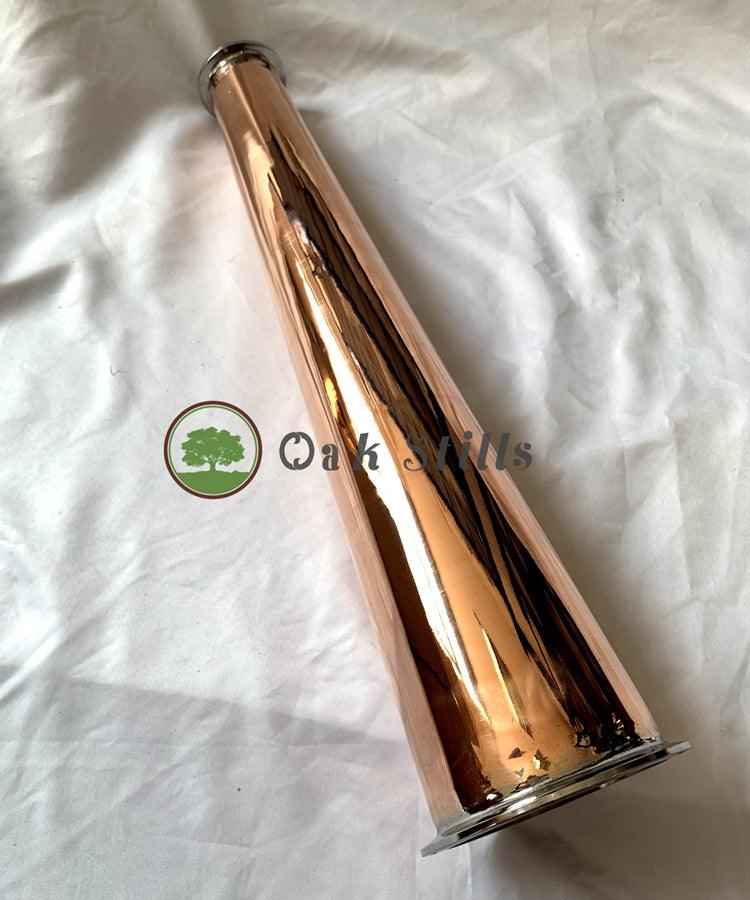 Copper cone 4" to 2"/ 3" to 2" (500mm L) - OakStills