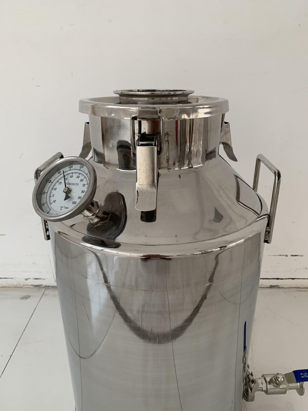 50Lt（13Ga）Stainless Steel Non Jacket Boiler / Milk Can Boiler - OakStills
