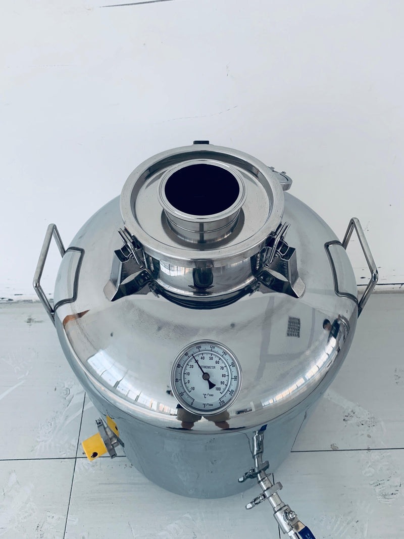 100Lt（26Ga）Stainless Steel Non Jacket Boiler, top view