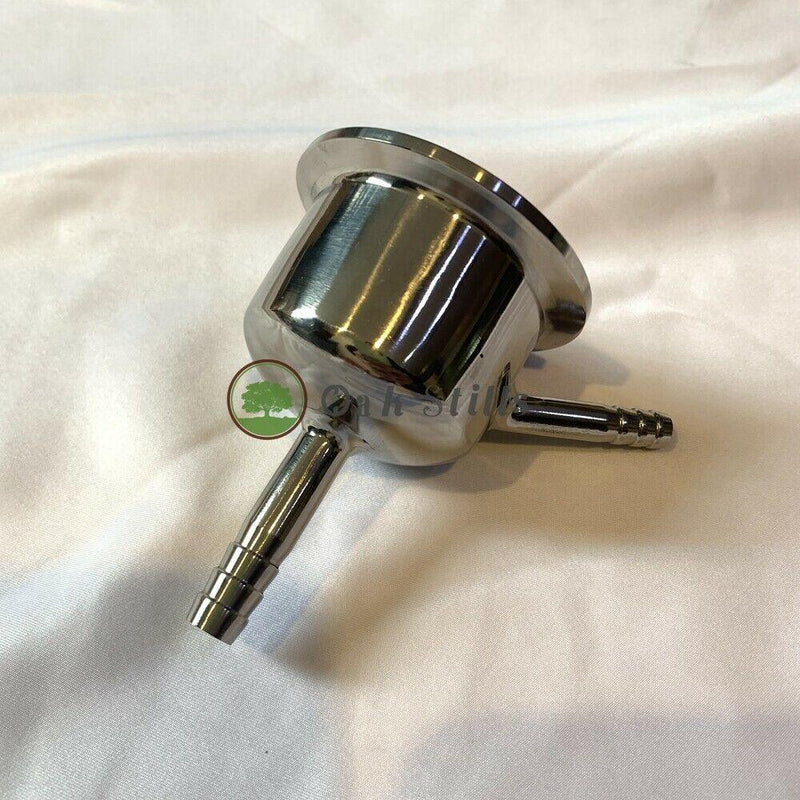 2 inch tri clamp to hose barb Pipe Fitting Adapter for still column homebrew,front