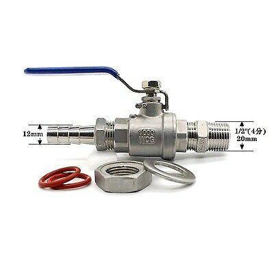 Weldless Boil Kettle Ball Valve Kit With 12" Bazooka Screen - Homebrew Hardware For Beer Making - View #5